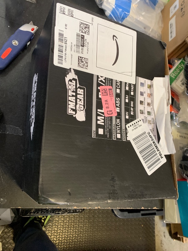 Photo 1 of FMATAL GEAR SF Super High-Cut Fast Helmet, Surface Sandblast Treatment ABS Tactical Helmet for Airsoft, Paintball, and Outdoor Sports (BK, L/XL)