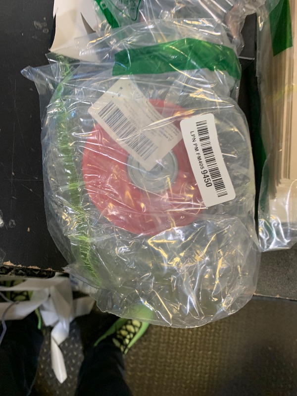 Photo 1 of (2-Pack) AR-PRO 6” x 1.5” Flat Free Solid Rubber Wheel Assemblies - Replacement Hand Truck Wheels with Ball Bearings and 1/2” Bore Hole Diameter - Heavy-Duty Solid Rubber Wheels 132 lbs Load Capacity