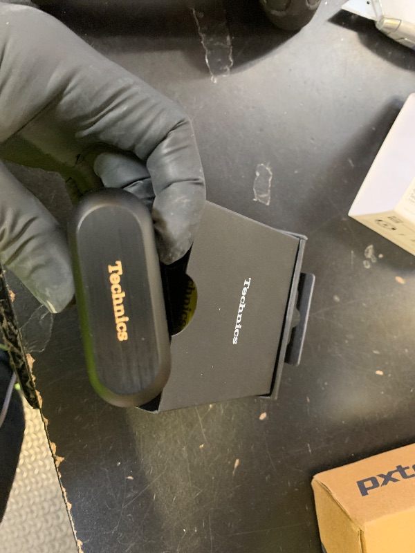 Photo 1 of Technics Reference Class Hi-Fi Wireless Earbuds, Dolby Atmos, Head Tracking, Adaptive Noise Cancelling, 3 Device Multipoint, 10-hr Battery, Wireless Charging, in Ear Headphones - EAH-AZ100-K (Black)