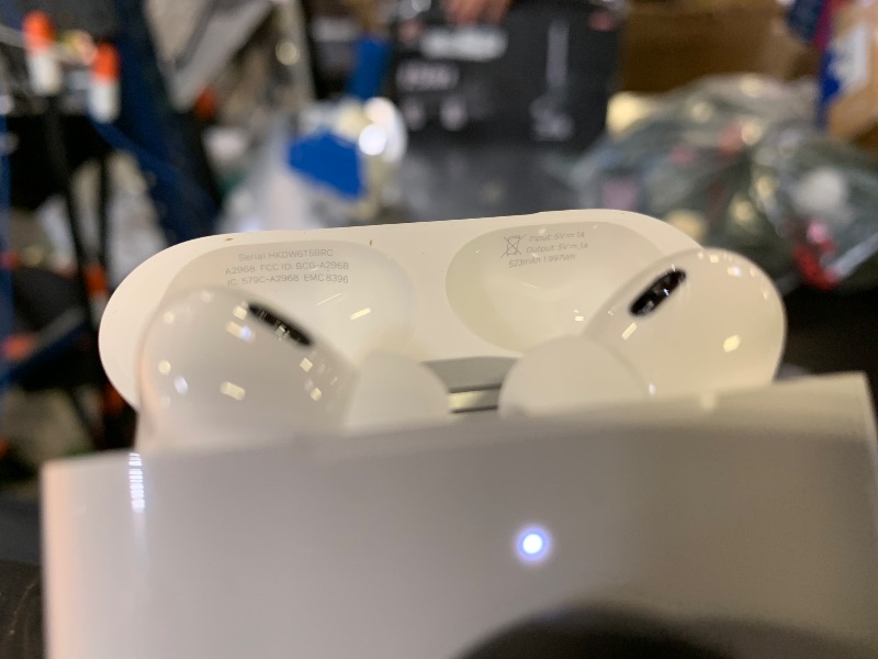 Photo 1 of Apple AirPods Pro (2nd generation) with MagSafe Charging Case (USB-C) (Renewed)
