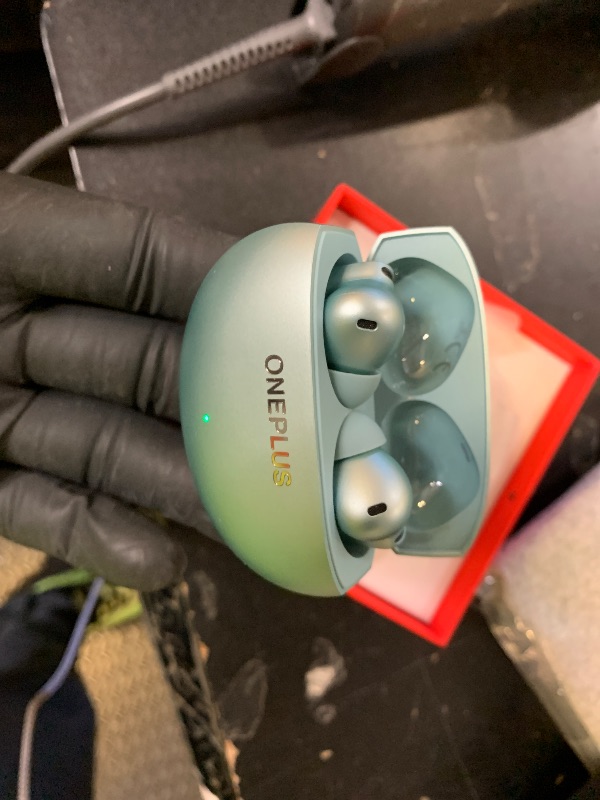 Photo 1 of OnePlus Buds 4 Bluetooth Wireless Earbuds, Zen Green, E513A, in-Ear, True Wireless with Active Noise Cancellation