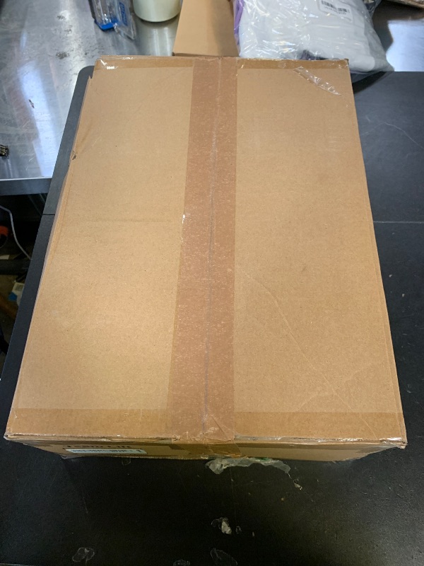 Photo 1 of LEPOWER Mid Century Wood Standing Lamp, Modern Design Shelf Floor Lamp for Living Room, Bedroom, Office, Flaxen Shade with E26 Base, Perfect for Reading or Ambient Lighting Dark Brown