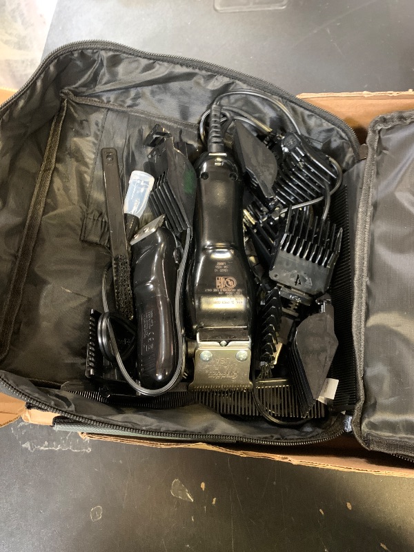 Photo 1 of Wahl Clipper USA Deluxe Corded Chrome Pro, Complete Hair and Trimming Kit, Includes Corded Clipper, Cordless Battery Trimmer, and Styling Shears, for a Cut Every Time - Model 79524-5201M