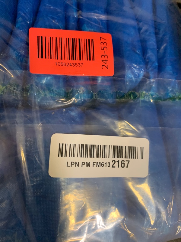 Photo 1 of Hitituto Shoe Covers Disposable Non-slip for Indoors -100 Pieces (50 Pairs) Waterproof Premium CPE Booties Shoes Protectors Coverings, fits up to size 11 US Men and 13 US Women, Blue, Large