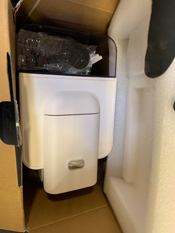 Photo 1 of KIDISLE Hot & Iced Coffee Maker with Bold Setting, Single Serve Coffee Maker for K Cup and Grounds, 6-14 Oz Brew Sizes, 50 Oz Removable Water Tank, One Cup Coffee Machine with Reusable Filter, White