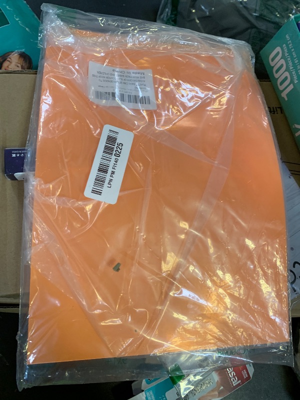 Photo 1 of 10 Pack Gel Light Filter Transparency Color Film Plastic Sheets Colored Overlays Correction Gels Filter for Lamp, Headlight, Photo Studio Strobe, LED, Headlight Film (Orange)