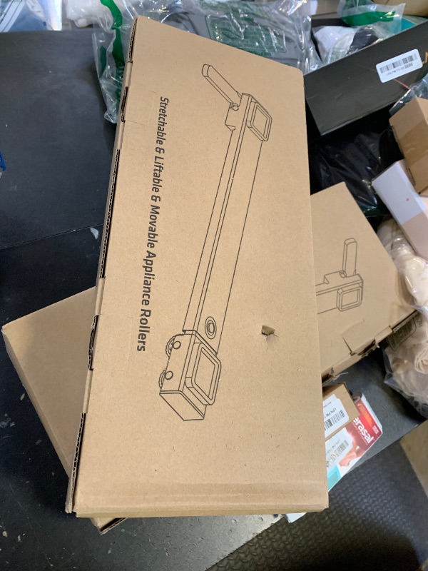 Photo 1 of KVRG Appliance Rollers Heavy Duty,Newest Extendable Appliance Sliders,Liftable Washing Machine Base,Easily Move Washer and Dryer Machines,Refrigerators,Furniture-Black