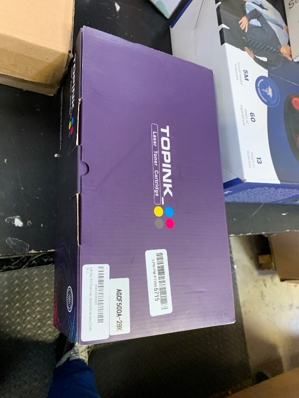 Photo 1 of (with Chip) 202A Toner Cartridge 2-Pack Replacement for HP 202A Black Toner Cartridge | Works with Color Pro M254dn M254nw M254dw, MFP M280nw M281fdn M281fdw M281cdw Series | CF500A