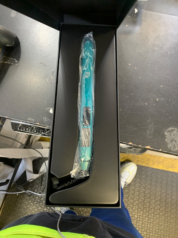 Photo 1 of Bio Ionic 10X Styling Iron, Hair Straightener with 1" Sonic Vibrating Plates, Flat Iron with Ion Generating Mineral Complex, Versatile Hair Straightener and Curler, Limited Edition Teal Tides
