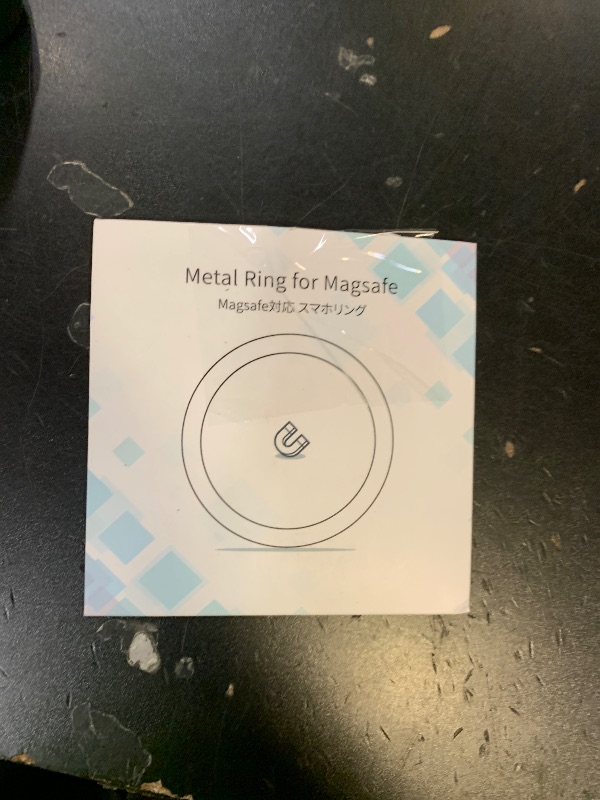 Photo 1 of ?0.2mm Ultra-Thin? Aothey Magnetic Ring Sticker, Metal Magnetic Ring for Phone Cases & Wireless Charging, 6 Pack (Black)