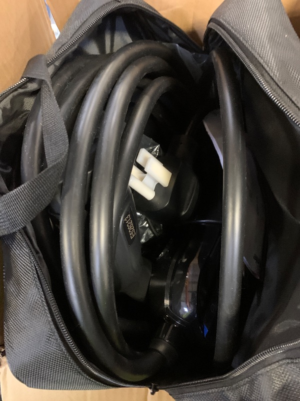 Photo 1 of AIMILER Level 2 240V / 32A Electric Vehicle (EV) Charger Portable Indoor/Outdoor EV Car Charging Station, NEMA 14-50 Plug, for SAE-J1772 Electric Vehicles w/WiFi APP, Former Version