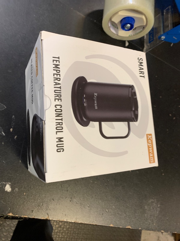 Photo 1 of Kepwam Self-Heating Coffee Mug T1-16oz, Fast Heating Rechargeable Heated Coffee Mug, Smart Mug with App & Button Control, Ideal Gift for Coffee Lovers & Hot Drink Enthusiasts