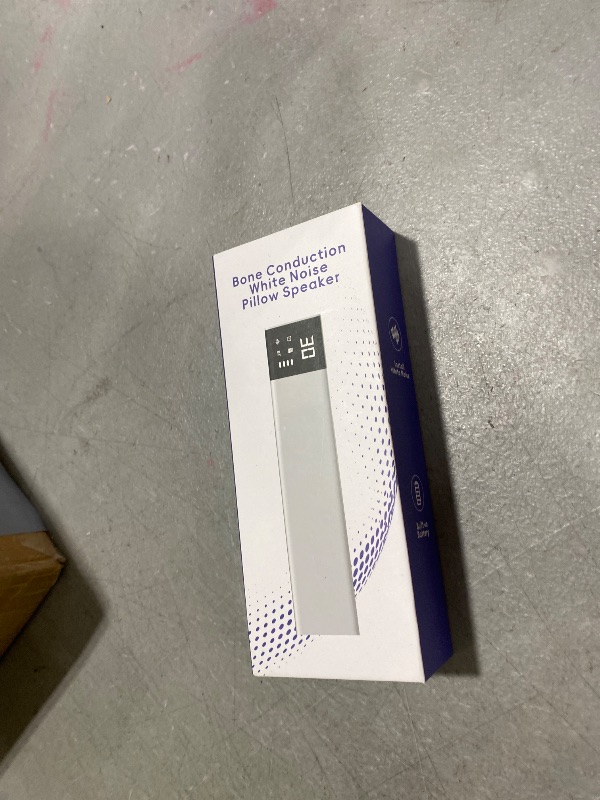 Photo 1 of Under Pillow Bone Conduction Speaker for Sleeping – Bluetooth White Noise Sound Machine with Display, 36 Sleep Sounds, Timer, TF Card Support for Side Sleepers and Sleep Difficulties