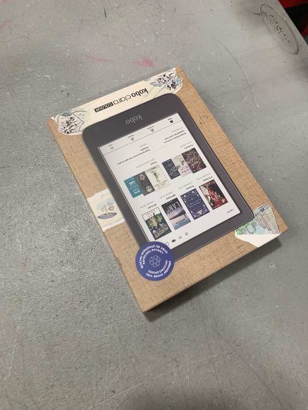 Photo 1 of Kobo Clara Colour | Colour eReader | 6” Glare-Free Colour E Ink Kaleido™ 3 Display | Dark Mode Option | Waterproof | Audiobooks | 16GB of Storage | Black