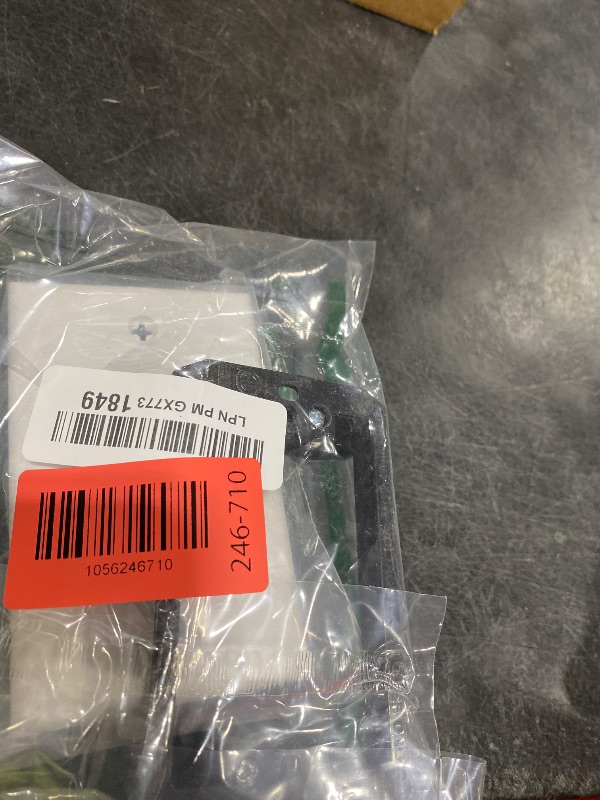 Photo 1 of 1 Pack Wall Plate Cable Pass Through with Bracket - In Wall Cable Management Kit - Recessed Cable Wall Plate Pair with Single Gang Low Voltage Mounting Bracket - Decorator Cover for Low Voltage Cables