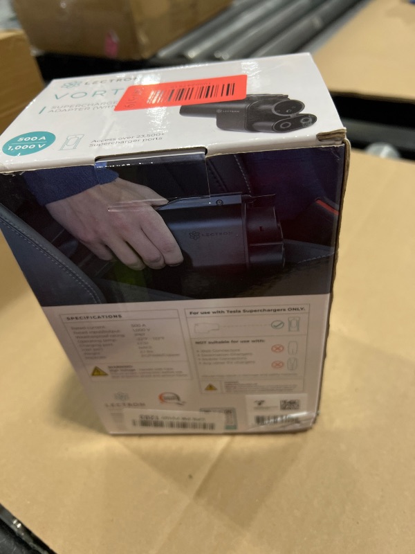 Photo 1 of Lectron NACS to CCS Electric Vehicle Adapter with Interlock - (500A/1,000V) - Compatible with Tesla Superchargers - CCS1 EV Fast Charging with Vortex Plus [Check Automaker for Compatibility] - UL 2252