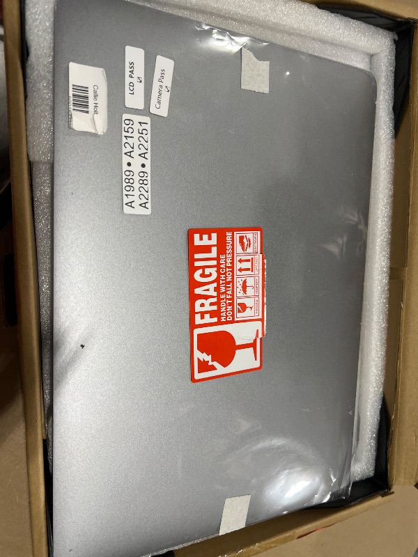 Photo 1 of MVCTOYH A1989 A2159 A2289 Screen Replacement for MacBook Pro Retina A1989 A2159 A2289 LCD Screen Display Assembly 2018 2019 2020 Year EMC 3358 EMC 3214 EMC 3301 EMC 3456 (Space Gray)
