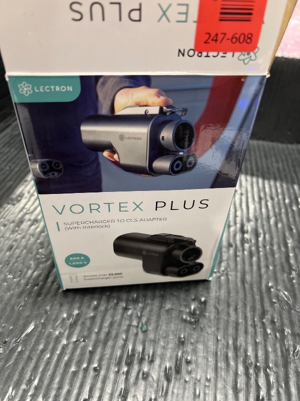 Photo 1 of Lectron NACS to CCS Electric Vehicle Adapter with Interlock - (500A/1,000V) - Compatible with Tesla Superchargers - CCS1 EV Fast Charging with Vortex Plus [Check Automaker for Compatibility] - UL 2252