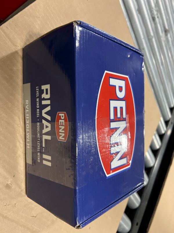 Photo 1 of Penn Rival II Level Wind Conventional Fishing Reel, Size 30, Graphite Body & Sideplates, Brass Main Gear, HT-100 Drag System, Auto-Engaging Gears