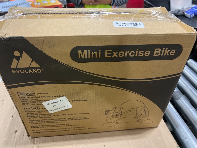 Photo 1 of Mini Exercise Bike, himaly Under Desk Bike Pedal Exerciser Portable Foot Cycle Arm & Leg Peddler Machine with LCD Screen Displays