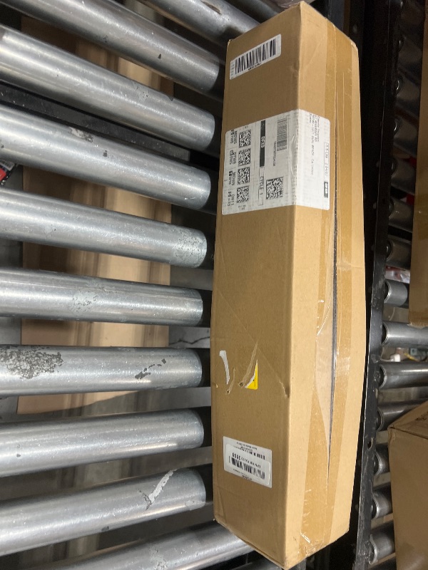 Photo 1 of 4-Panel Replacement Fabric for Sliding Panel Track Blinds – 23" W x 96" L – Fabric Only – Pre-Attached Hook & Loop Fasteners – Trimmable, No Bottom Rail Included, Light Filtering - White