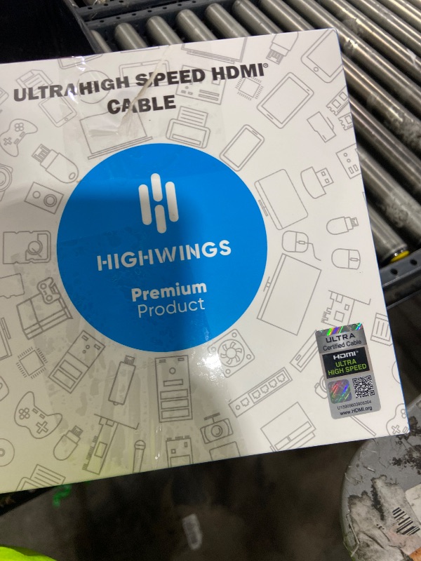 Photo 1 of Highwings 8K@60 HDMI Cable 10FT/3M, 48Gbps 2.1 High Speed HDMI Braided Nylon 4K120 144Hz RTX 3090 eARC HDR10 4:4:4 HDCP 2.2&2.3 Compatible for PS5, PS4, UHD TV and PC
