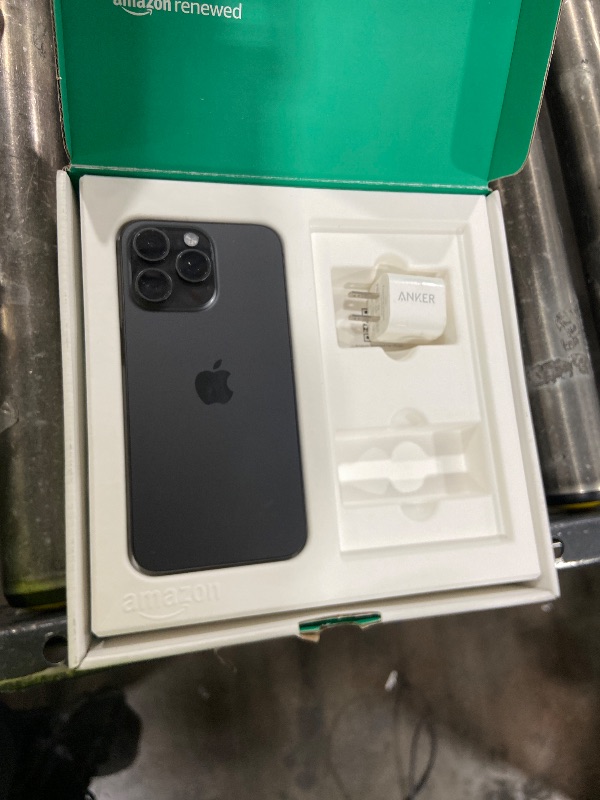 Photo 1 of Apple iPhone (Renewed Premium) 15 Pro Max, 256GB, Black Titanium - Unlocked