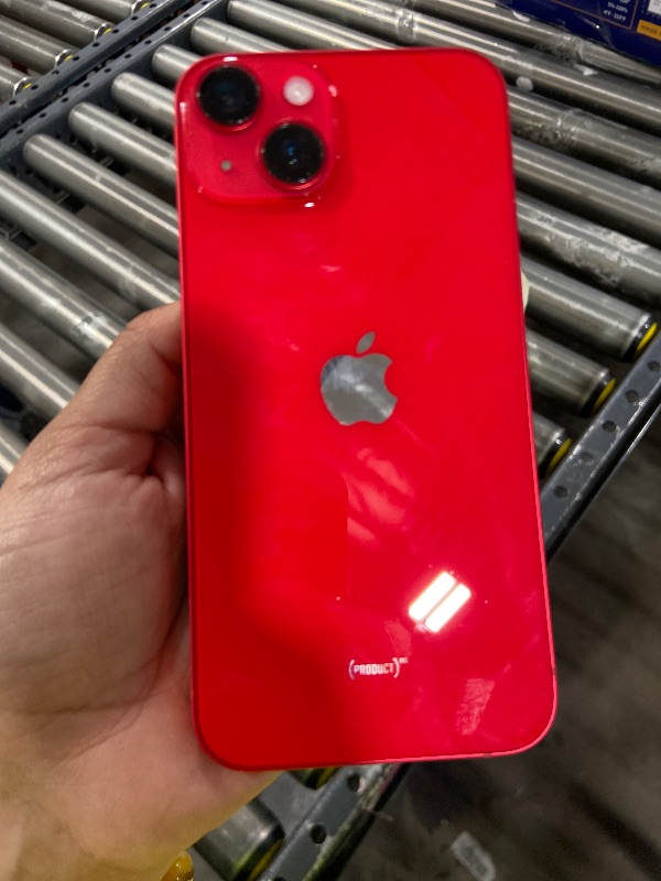 Photo 1 of Apple iPhone 14, 128GB, PRODUCT Red - Unlocked (Renewed)