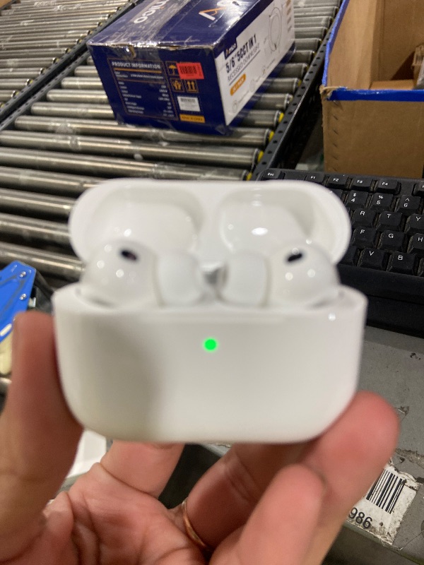 Photo 1 of Apple AirPods Pro 3 Wireless Earbuds, Active Noise Cancellation, Live Translation, Heart Rate Sensing, Hearing Aid Feature, Bluetooth Headphones, Spatial Audio, High-Fidelity Sound, USB-C Charging