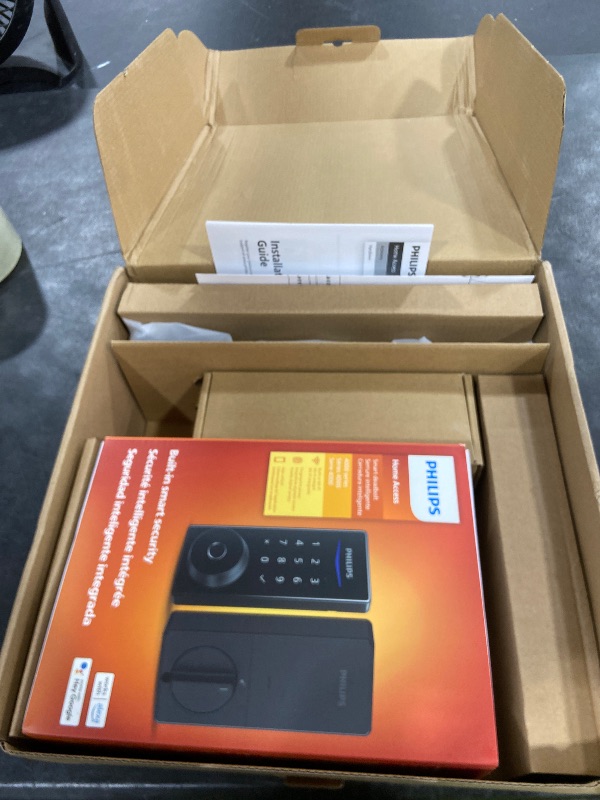 Photo 1 of Philips WiFi Smart Lock with Front Door Handle Set, Built-in WiFi, APP Remote & Voice Control, Fingerprint Keyless Entry Door Lock, Keypad Deadbolt Smart Locks for Front Door, Auto-Lock, Matte Black