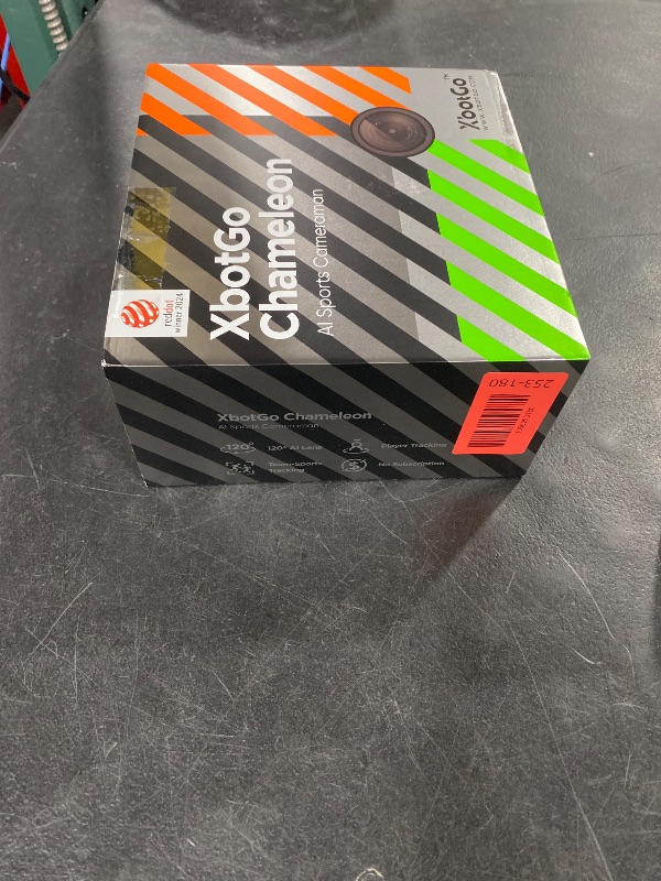 Photo 1 of XbotGo Chameleon AI Auto Sports Action Camera - 4K 60FPS Soccer Camera and Basketball Tracking Camera for Team Sports, Live Streaming, No Subscription, Works with iOS & Android (Lava Graphite)