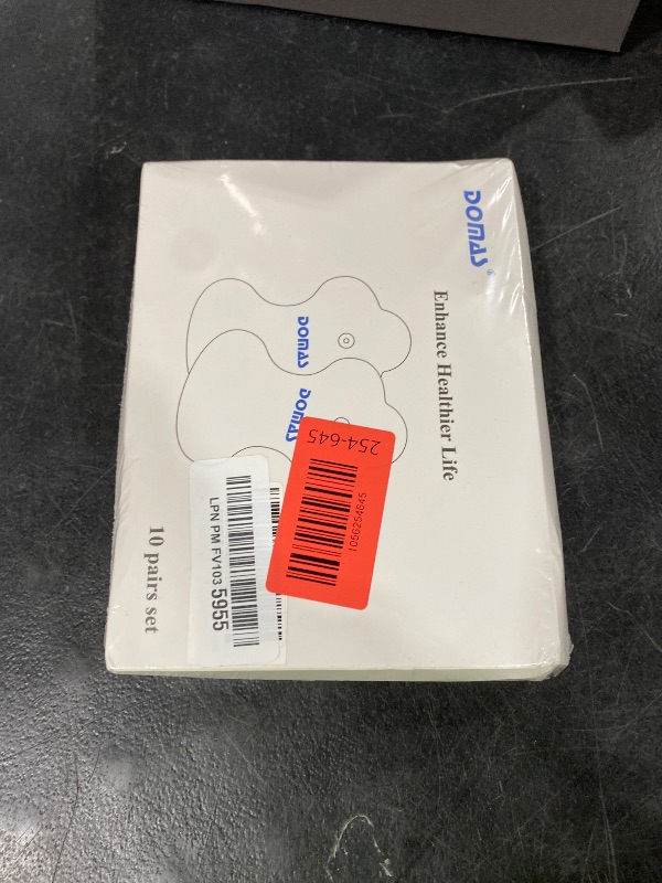 Photo 1 of 10 Pcs Large TENS Unit Replacement Pads Electrode Compatible with Belifu Nursal Medvice Brilnurse TENS, Upgraded Latex-Free Non-Irritating Rectangular Electrode Patches 3.5mm Snap