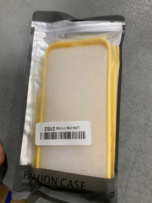 Photo 1 of DOMAVER Case for iPhone 16 Pro Max 6.9'' Smooth Liquid Silicone Soft Gel Rubber Microfiber Lining Cushion Cover Shockproof Protective Phone Cases Compatible with iPhone 16 Pro Max - Yellow