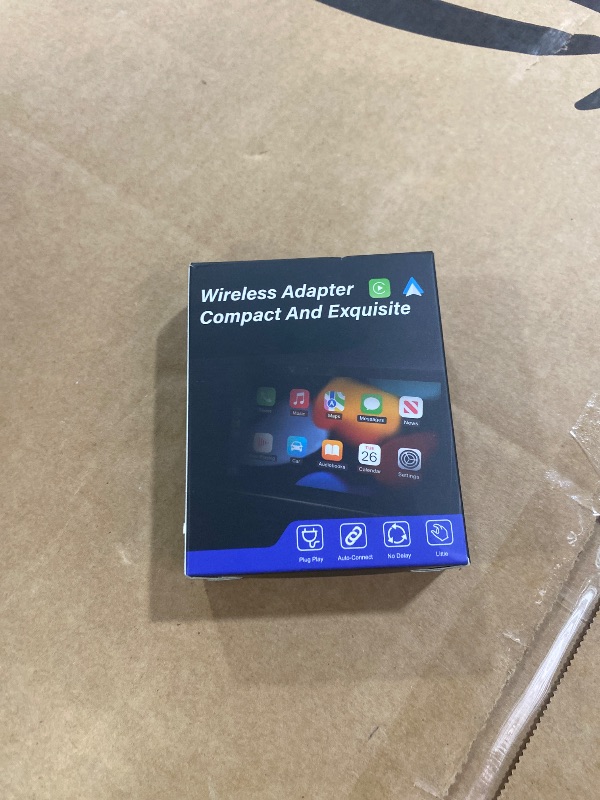 Photo 1 of 2026 Upgraded Mini Wireless CarPlay Adapter for Apple CarPlay & Android Auto, Plug & Play, Fast and Auto Connect, No Latency 2 in 1 Car Play Wireless Adapter for iPhone iOS 10+ & Android 11+