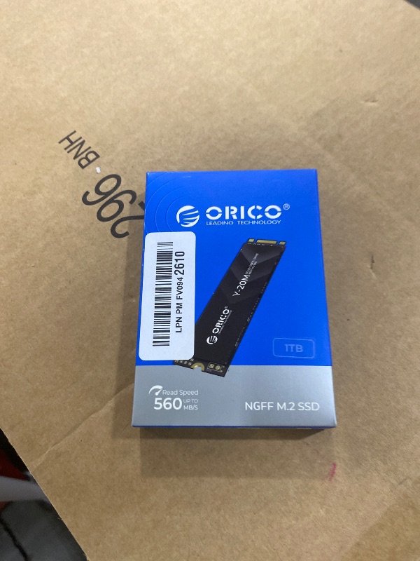 Photo 1 of ORICO 1TB M.2 2280 SATA SSD(Not PCIe NVMe), Internal M.2 SSD with B+M Key for Desktop/Laptop, SATA III 6Gbps NGFF Solid State Drive Low Power Consumption - Y20M