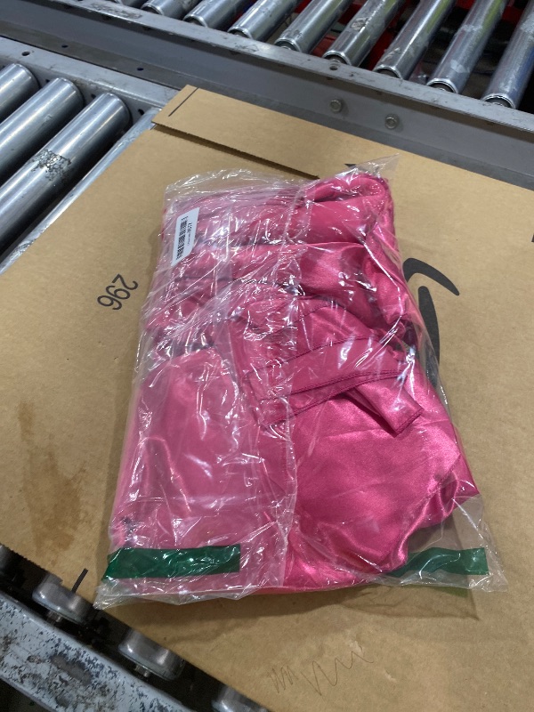 Photo 1 of 10-Pack Hot Pink Satin Table Runner 12 x 108 Inch Long Fuchsia Bright and Smooth Silk Fabric Table Runner for Wedding Banquet Birthday Party Decoration