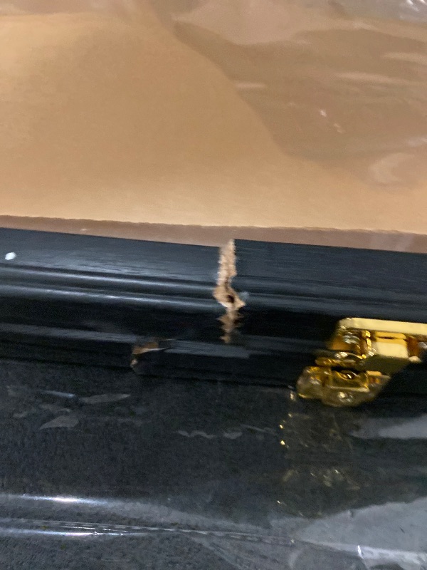 Photo 1 of Jersey Display Frame Case - Large Lockable Frames Shadow Box with UV Protection for Baseball Basketball Football Soccer Hockey Sport Shirt Matte Black Finish 23.25"L x 1.5"W x 31.25"H