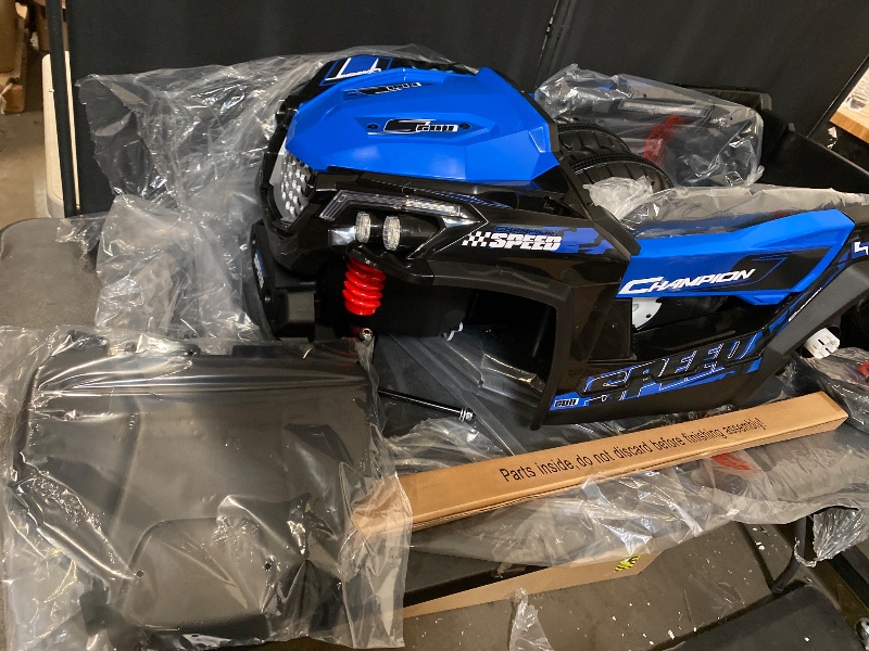 Photo 1 of Blue/Black 12V Kids Ride On UTV Car,Electric Off-Road Truck,Ride On Truck with Remote Control