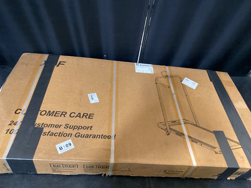 Photo 1 of 16% Incline Walking Pad Treadmills for Home Small, 4-in-1 Under Desk Treadmill with Handles, Foldable Treadmill with 2.5 HP Quiet Brushless, 330 LBS Capacity