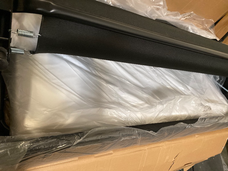 Photo 1 of Folding Bed with Mattress and Headboard Thick Memory Foam Mattress, Roll Away Beds with Mattresses for Adults, Roll Away Beds with Dust Cover Frame for Guest, Assembly Required