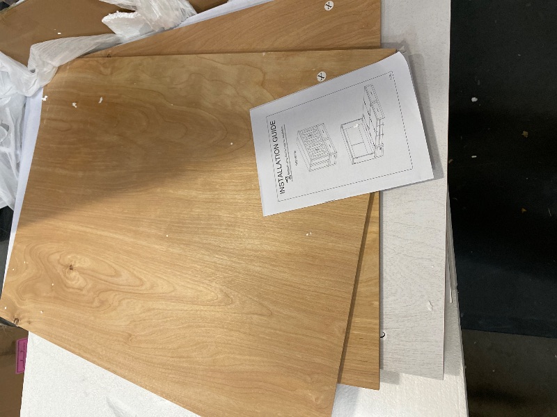 Photo 1 of 64" Width Murphy Cabinet Bed Queen Size with USB Charging Statioon, Cube Murphy Bed Cabinets with Large Drawer, Guest Cabinet Chest Beds for Bedroom Home Office, Mattress Not Included, White