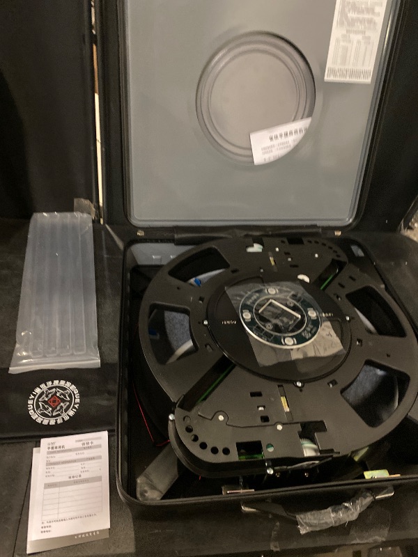 Photo 1 of Portable Automatic Mahjong Table - Mini Mahjong Machine for Outdoor Play, Camping and Parties - Multifunctional Chinese Mahjong Set with Auto Shuffling for Easy Setup and Storage