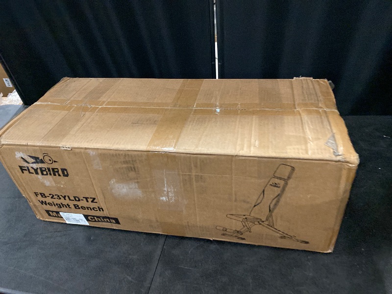 Photo 1 of Adjustable Weight Bench Fits up to 6'5'', 750LBS Capacity for Full Body Workout, 27LBS Sturdy Foldable Bench Press for Home Gym, 5X Stable Lifting Bench Incline Decline Flat Dumbbell Exercise