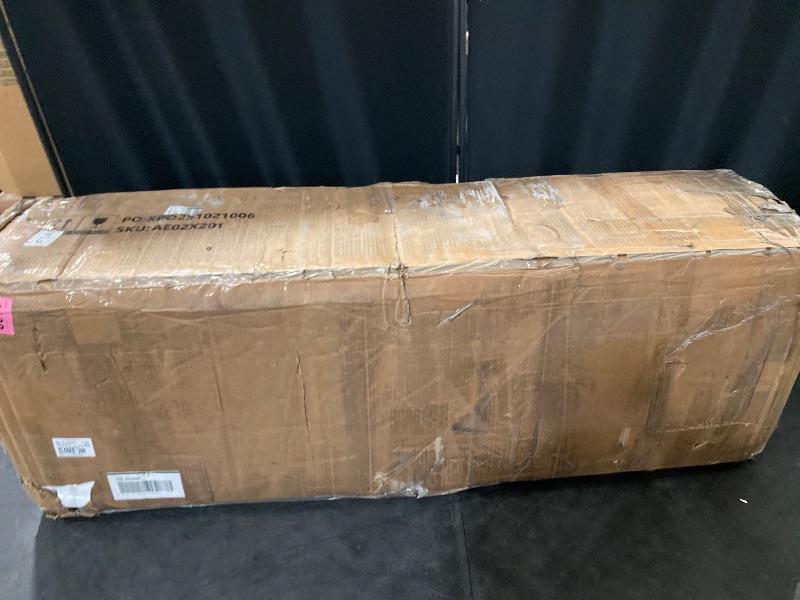 Photo 1 of Fluted Nightstand with 2 Drawers, Bedside Table with Faux Marble-Top, Engineered Wood End Table with Curved Corners, Metal Handle, Modern Night Stand for Bedroom, Small Spaces, Natural Oak