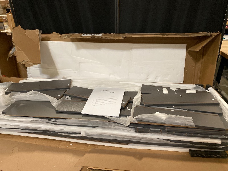 Photo 1 of Black 9 Drawer Dresser for Bedroom,Modern 63'' Long Deep Drawer Dresser,Wide Storage Chest of Drawer Storage Organizer for Living Room,Entryway