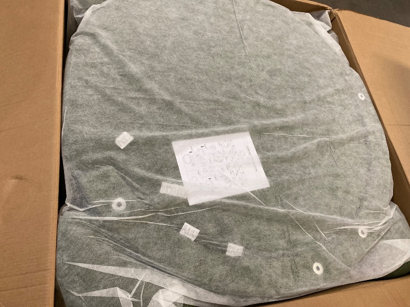 Photo 1 of Corduroy Accent Sofa Chair with Storage Ottoman, Modern Comfy Upholstered Recliner Round Sofa Leisure Chaise Lounge Chair for Living Room (51" Green, Corduroy)