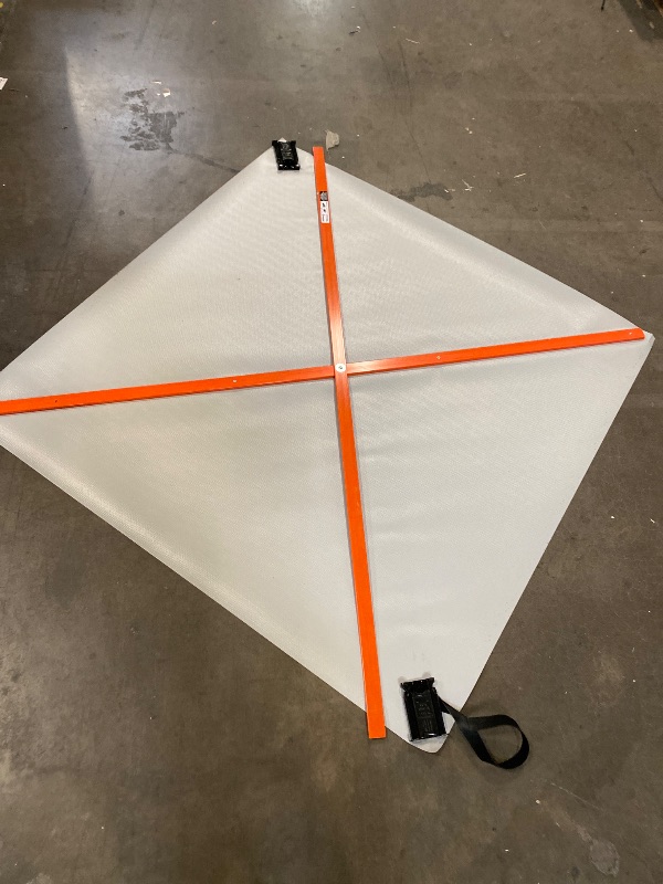 Photo 1 of Road Construction Sign: 36 in x 36 in Nominal Sign Size, Polyester/PVC, 0.015 in, W20-7A MUTCD