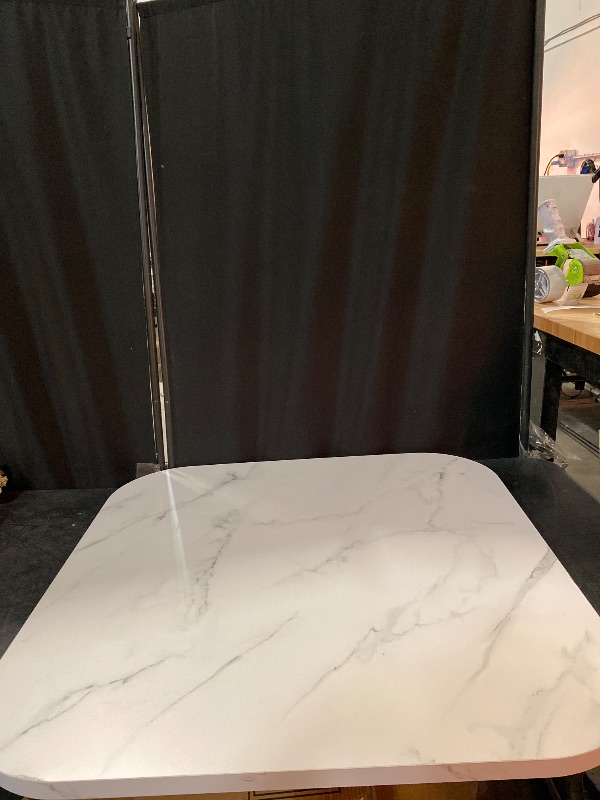 Photo 1 of 32x32 White Marble look Table Top 