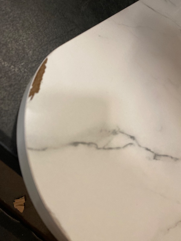 Photo 1 of 32x32 White Marble look Table Top 