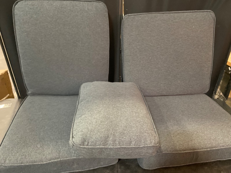 Photo 1 of 5 Grey Couch cushions Bundle Middle Pillow 24”x16” | 4 Cushions 25" x 23"